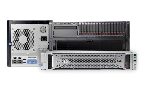 A pile of HPE Servers