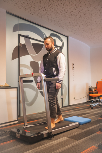 man on treadmill