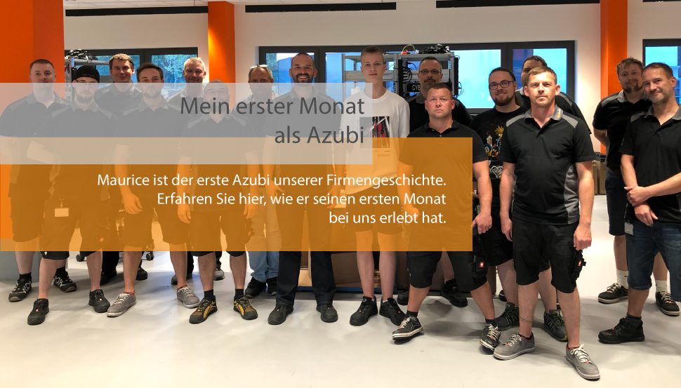 Gruppenfoto des Technik Teams von Cybertrading