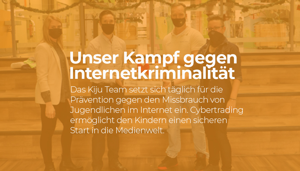 Spendenübergabe an den KiJu Team e.V. mit Frank Niemann, Geschäftsführer der Cybertrading GmbH