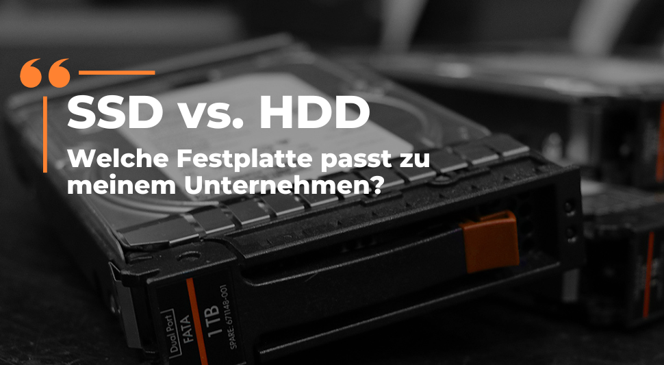 Listenbild SSD vs. HDD