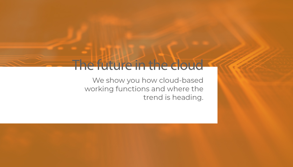 Animation cloud orange 